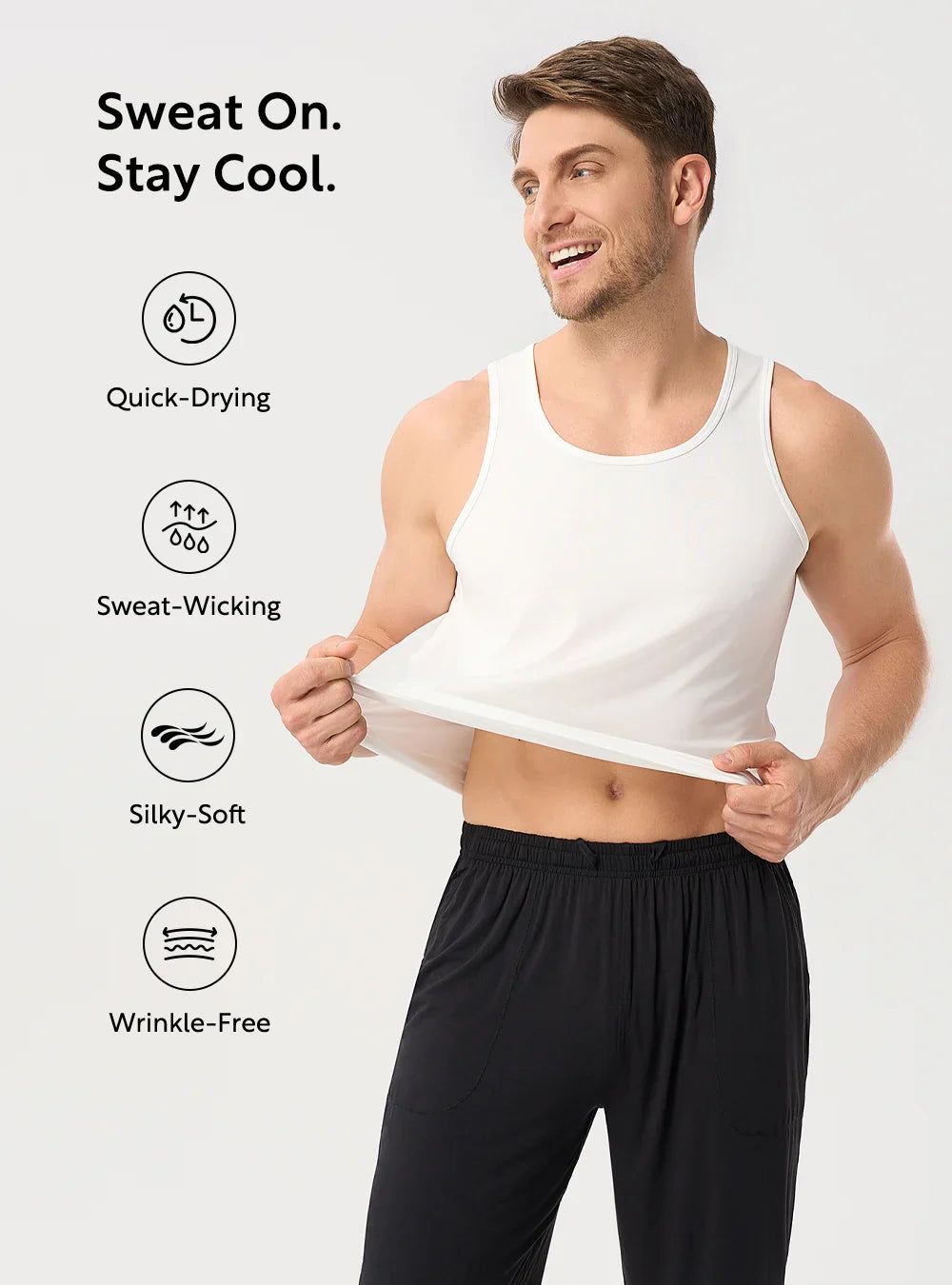 Quick Dry Silky-Soft Tanks (3-Pack)