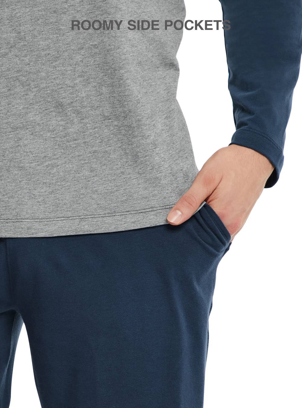 Cotton Soft Crew Neck Pajama Set