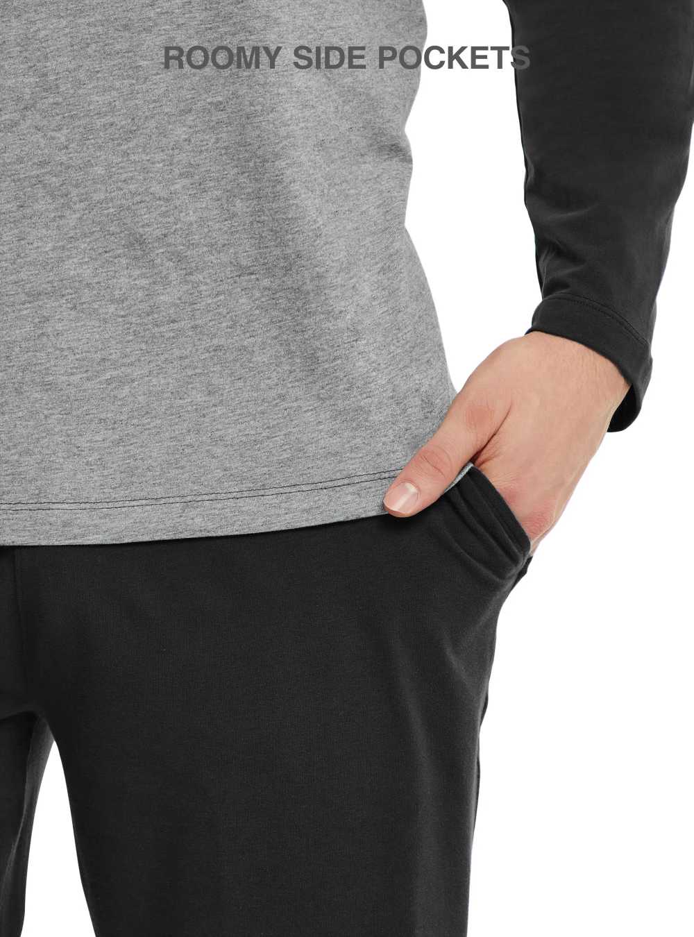 Cotton Soft Crew Neck Pajama Set