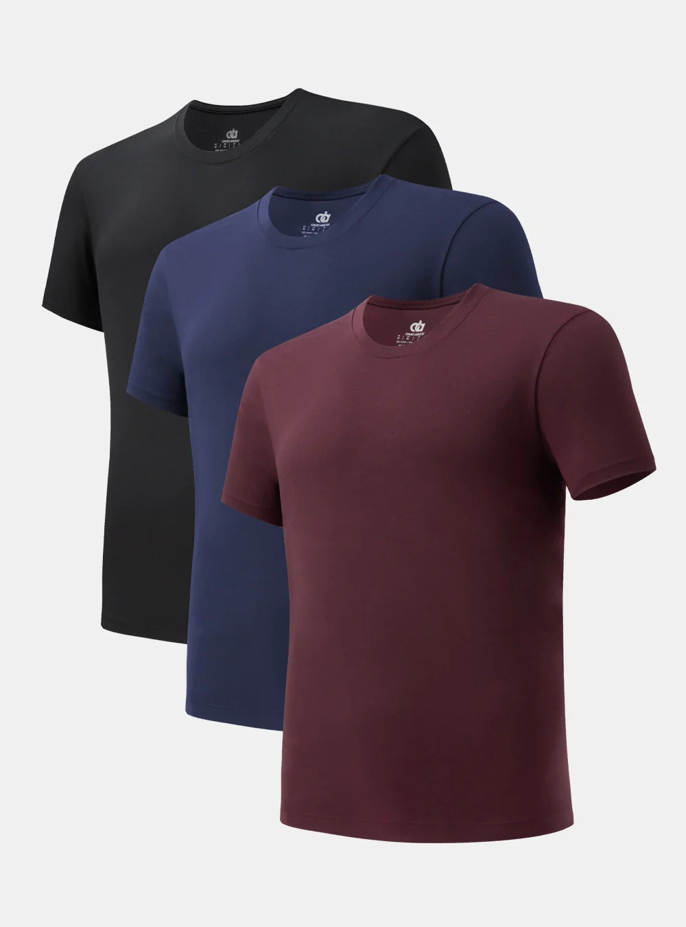 Quick Dry Silky-Soft Crew Neck Undershirts (3-Pack)