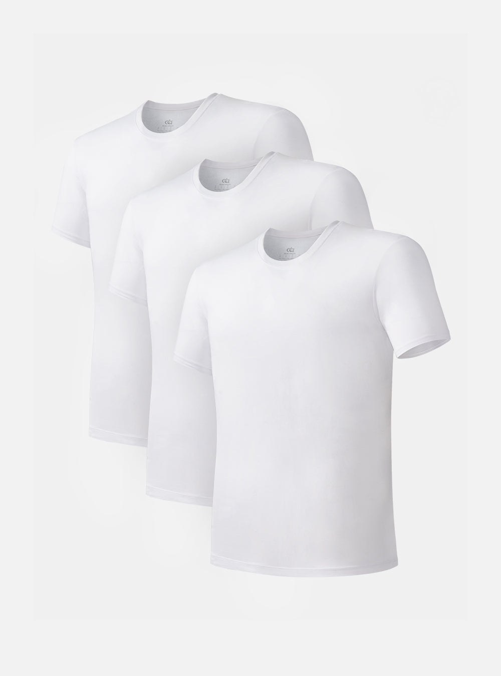 Bamboo Moisture Wicking Crew Neck Undershirts (3-Pack)
