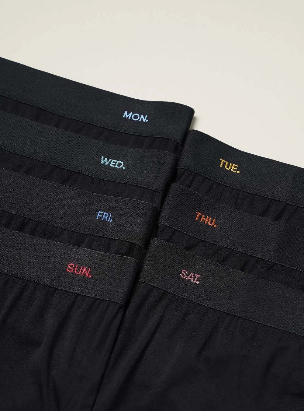 Bamboo Moisture Wicking Boxer Briefs 6.5'' (7-Pack)