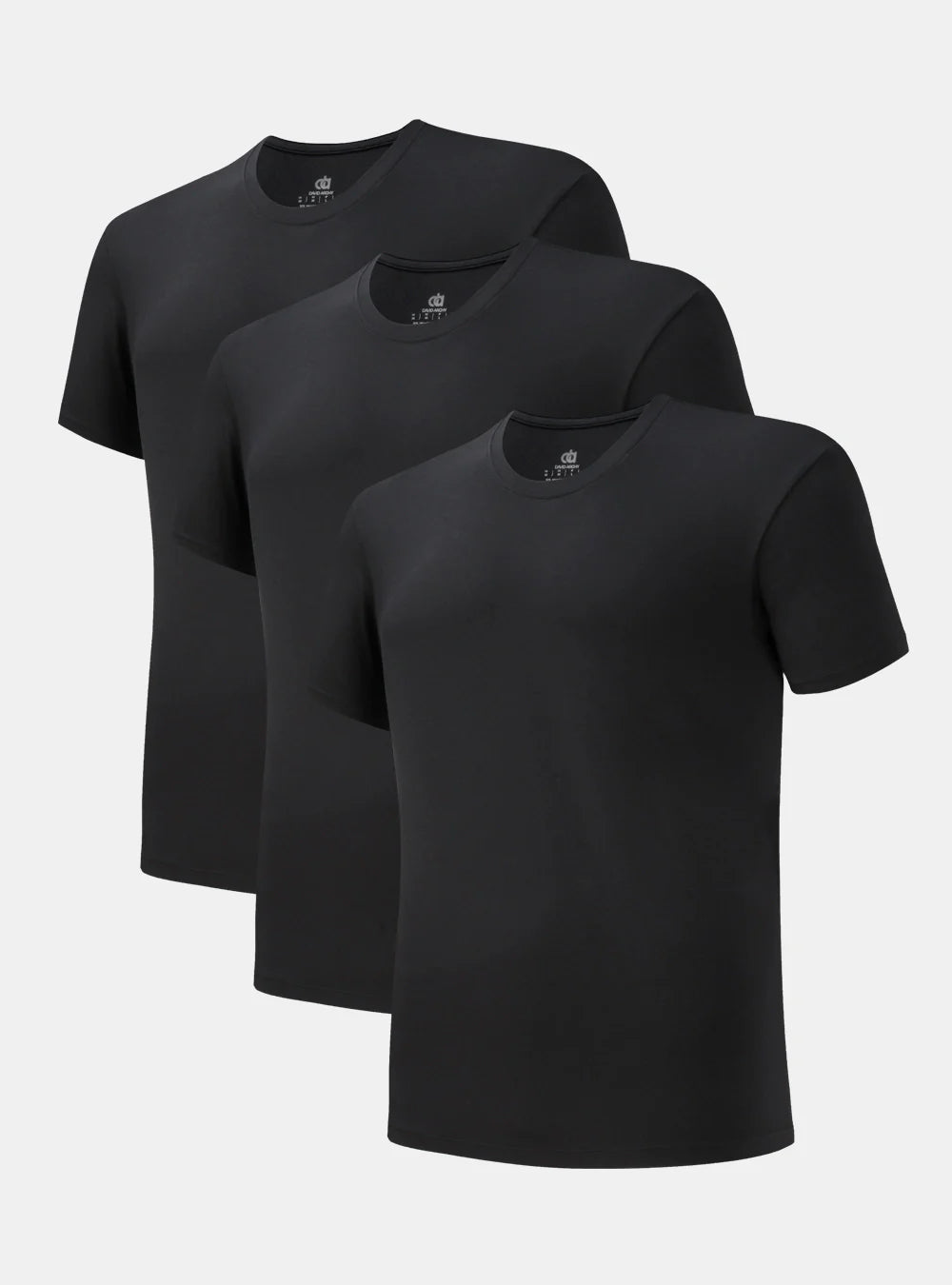 Quick Dry Silky-Soft Crew Neck Undershirts (3-Pack)