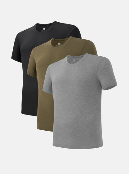 Bamboo Soft Crew Neck Undershirts (3-Pack)