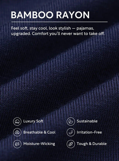 Bamboo Soft Sleep Shorts (2-Pack)