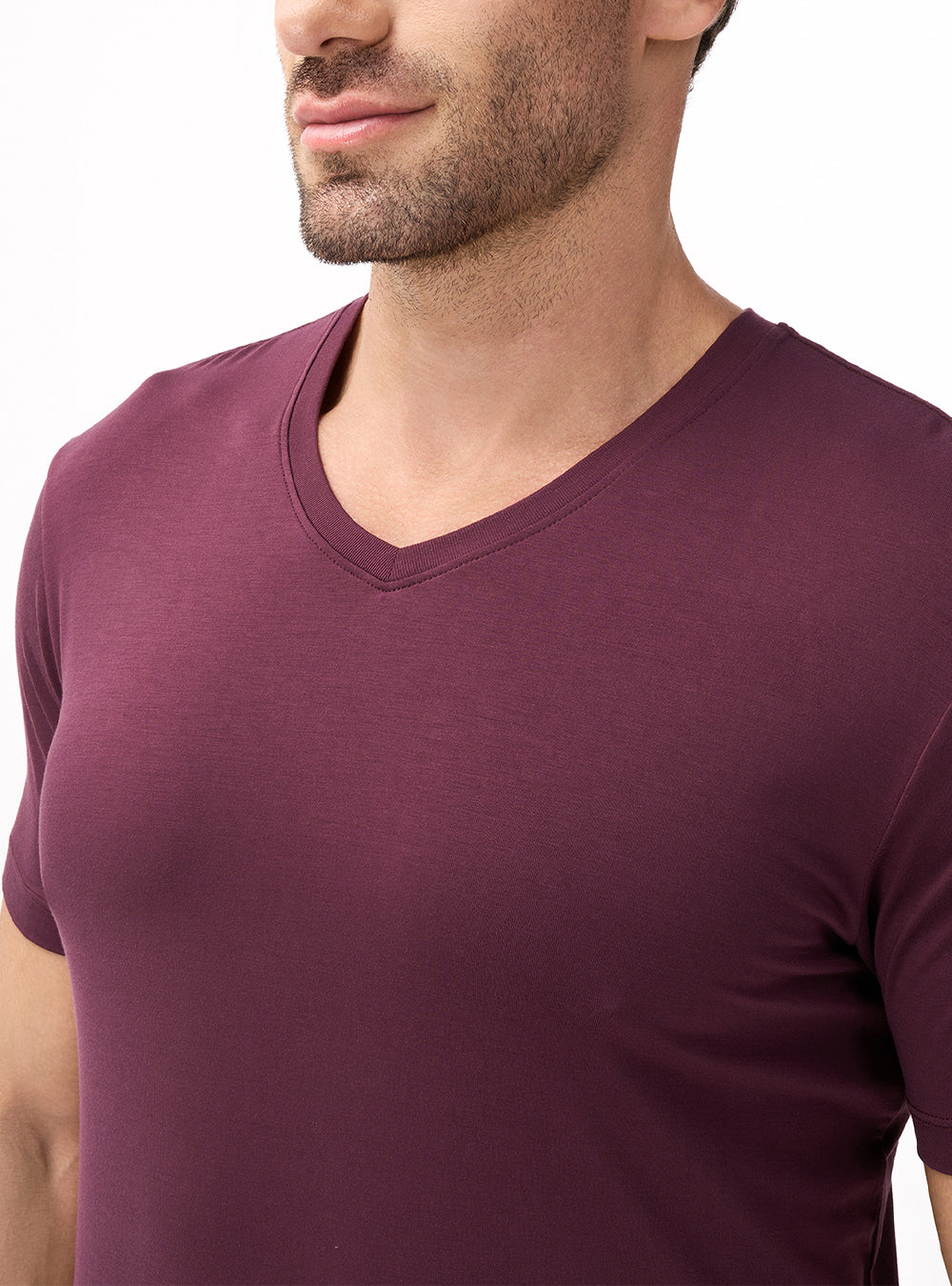 Bamboo Moisture-Wicking V-Neck Undershirts (3-Pack)