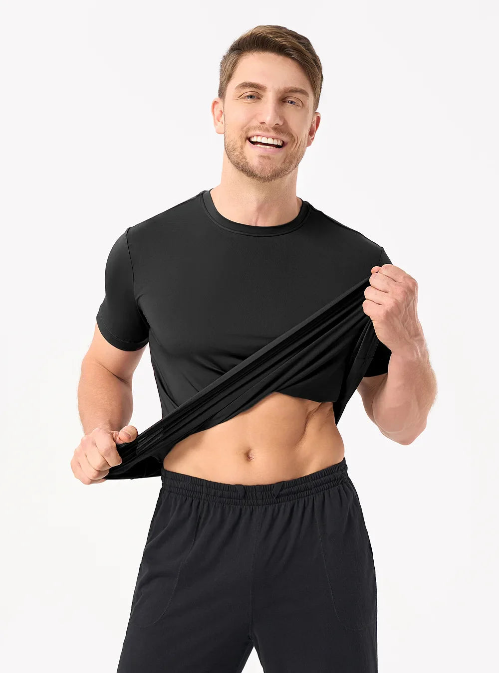 Quick Dry Silky-Soft Crew Neck Undershirts (3-Pack)