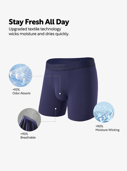 Micro Modal Stretch Boxer Briefs 6.5'' (3-Pack)