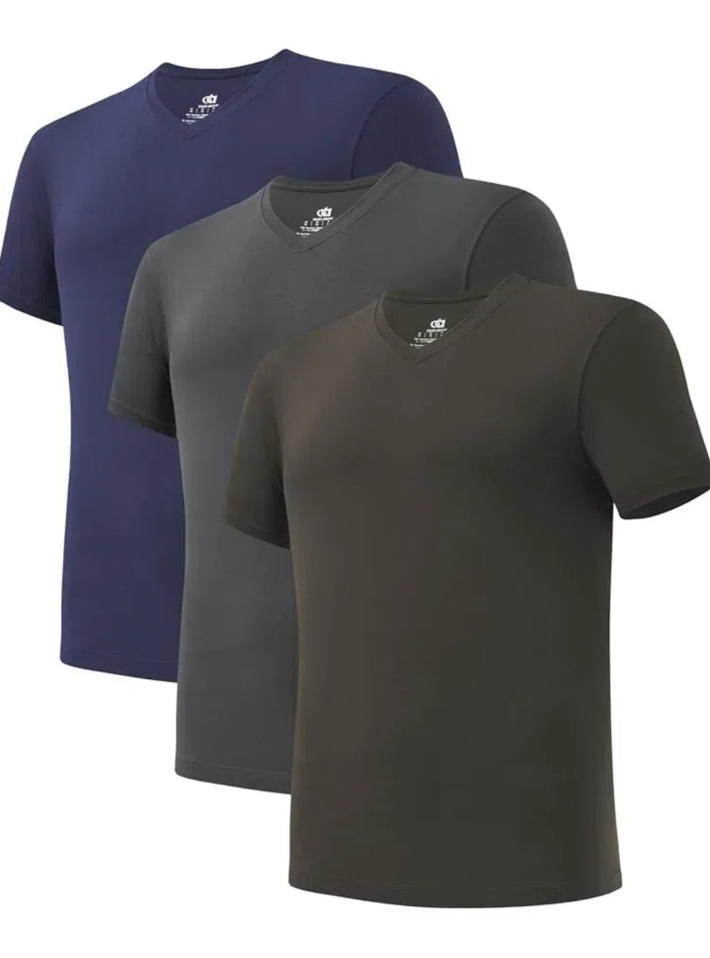 Bamboo Moisture-Wicking V-Neck Undershirts (3-Pack)