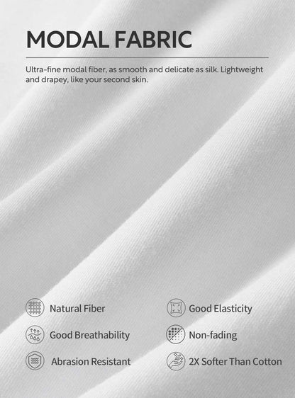 Micro Modal Crew Neck Undershirts (3-Pack)