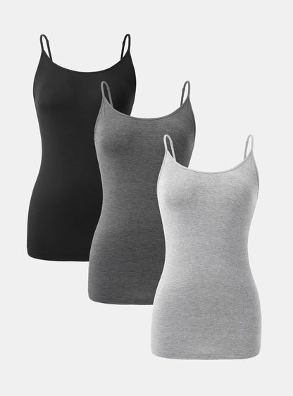 Bamboo Soft Camisoles (3-Pack)