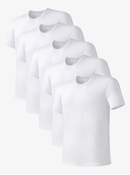 Bamboo Crew Neck Undershirts (5-Pack)