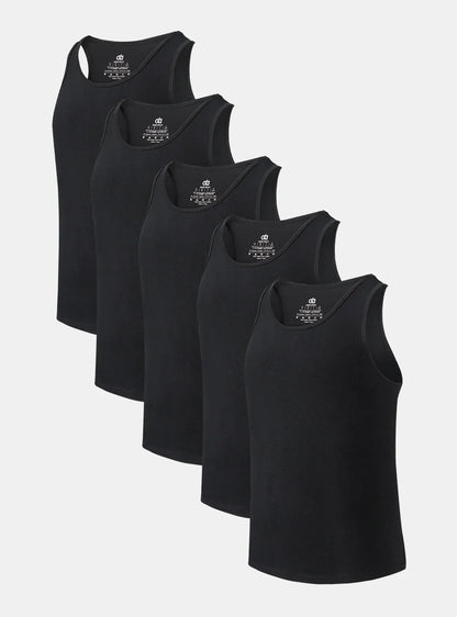 Bamboo Moisture Wicking Tanks (5-Pack)