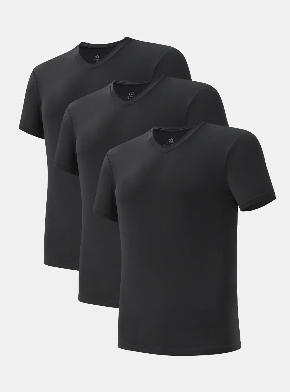Quick Dry Silky-Soft V-Neck Undershirts (3-Pack)