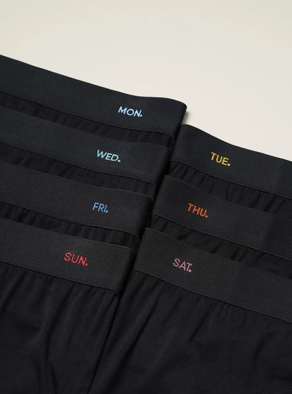 Bamboo Moisture Wicking Boxer Briefs 6.5'' (7-Pack)