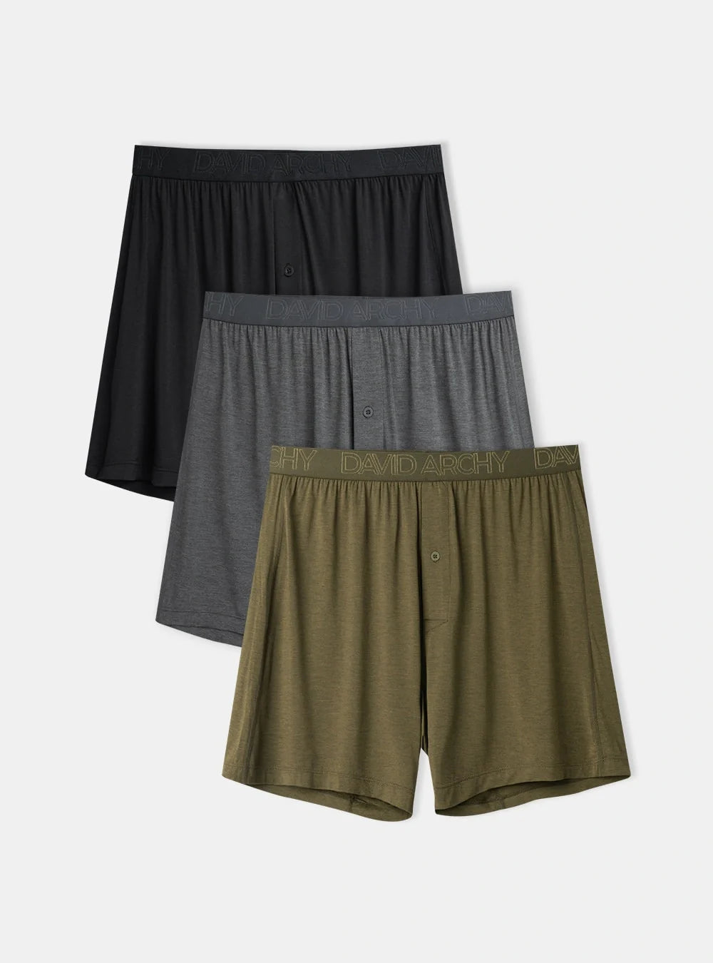 Bamboo Moisture Wicking Boxers 6'' (3-Pack)