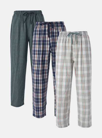 Woven Breathable Sleep Pants (3-Pack)
