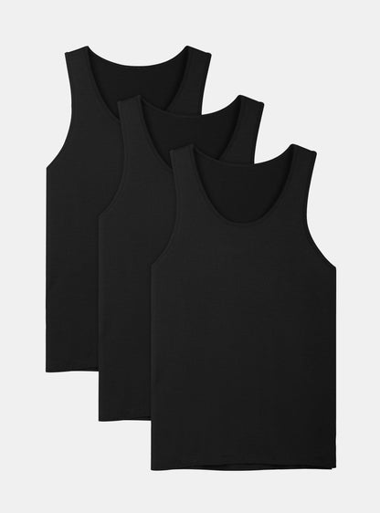 Bamboo Moisture Wicking Tanks (3-Pack)