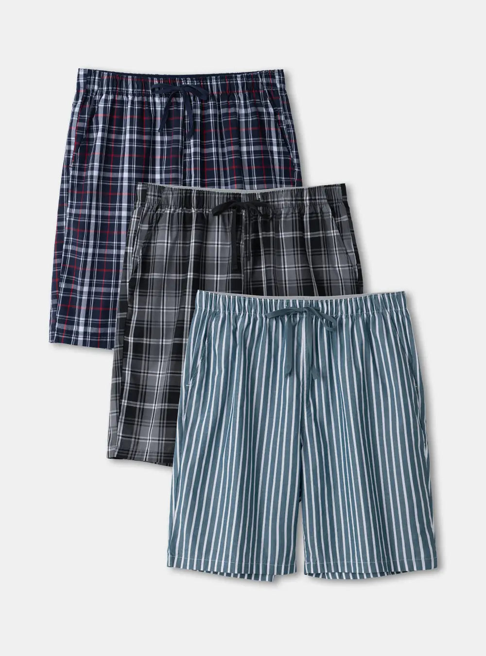 Woven Breathable Sleep Shorts (3-Pack)