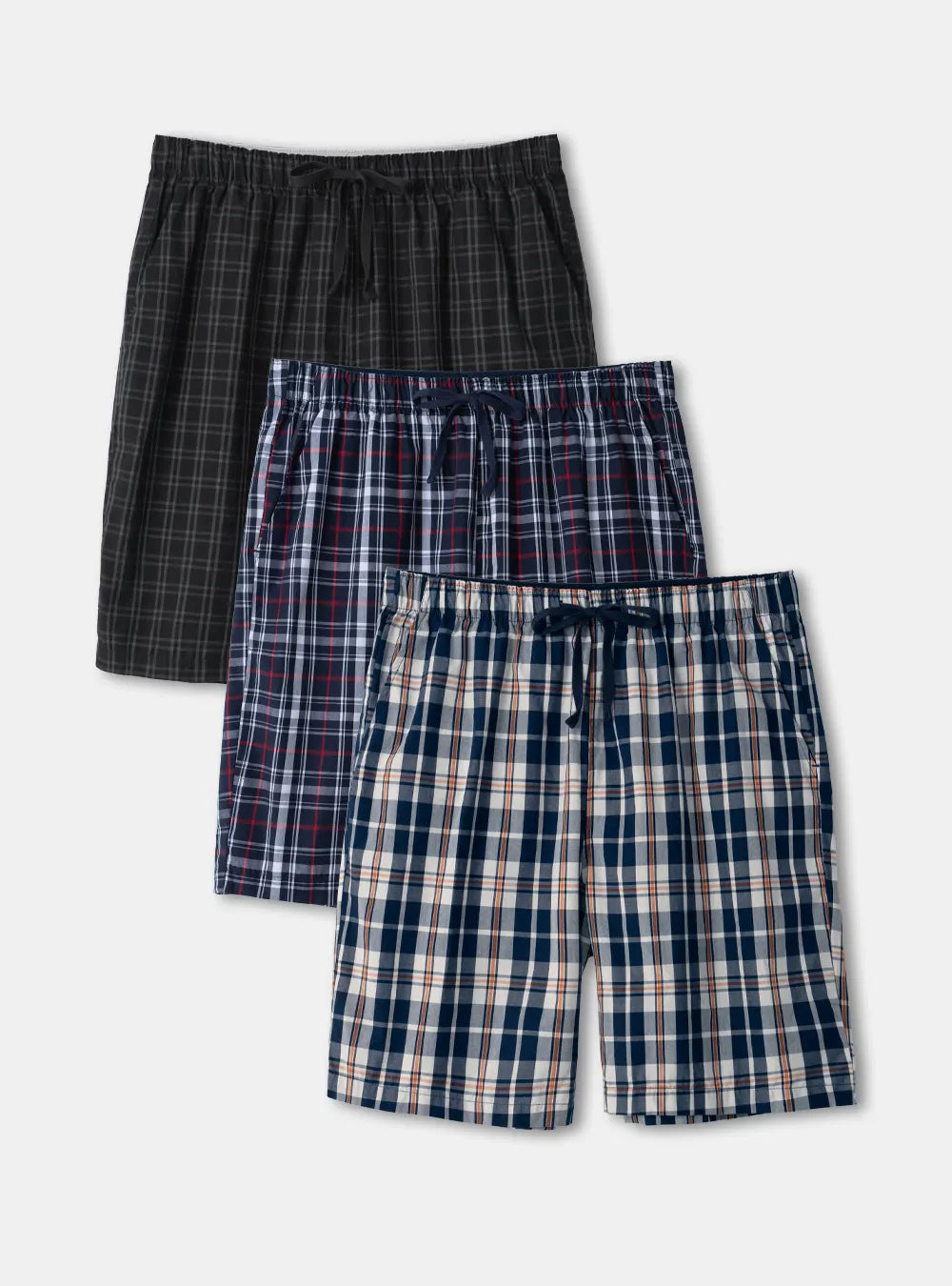 Woven Breathable Sleep Shorts (3-Pack)