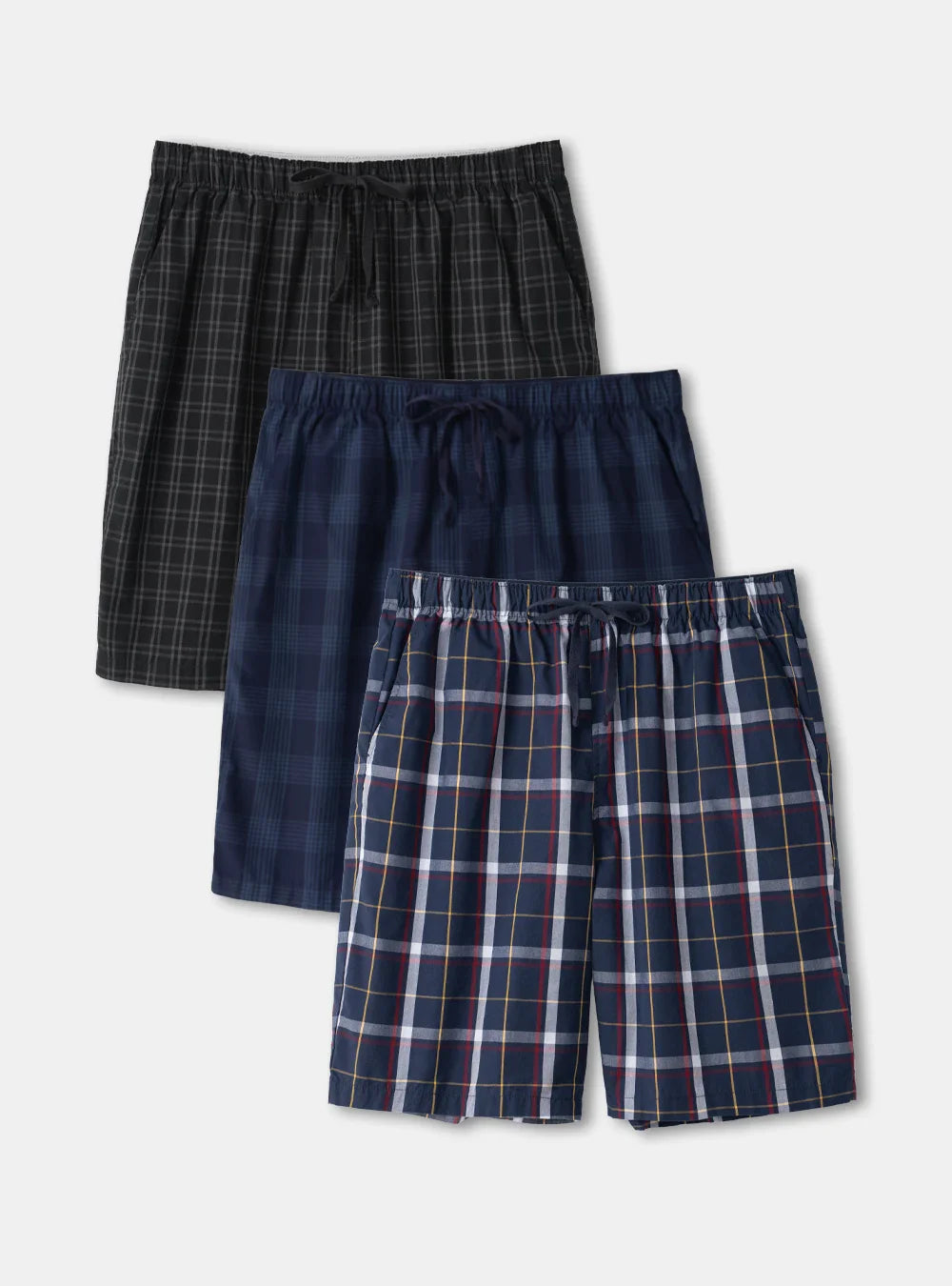 Woven Breathable Sleep Shorts (3-Pack)