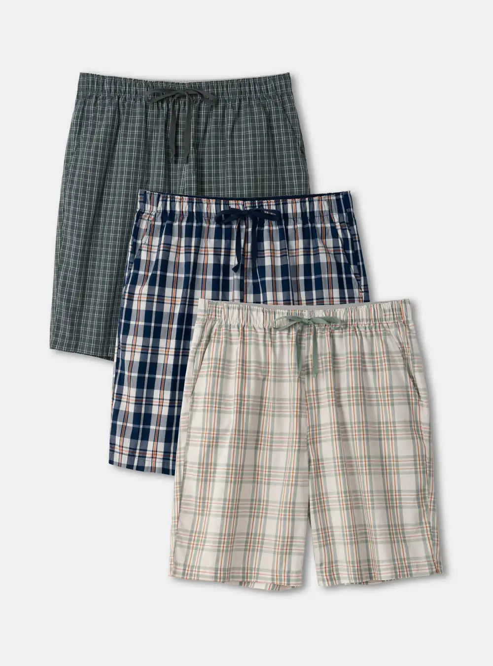 Woven Breathable Sleep Shorts (3-Pack)