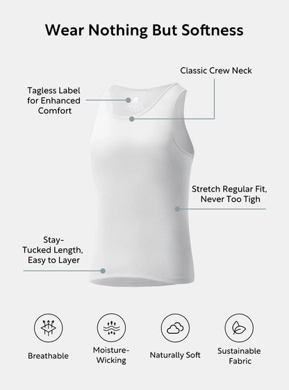 Micro Modal Ultra-Soft Tanks (3-Pack)