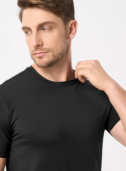 Quick Dry Silky-Soft Crew Neck Undershirts (3-Pack)