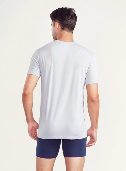 Quick Dry Silky-Soft V-Neck Undershirts (3-Pack)