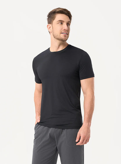 Quick Dry Silky-Soft Crew Neck Undershirts (3-Pack)