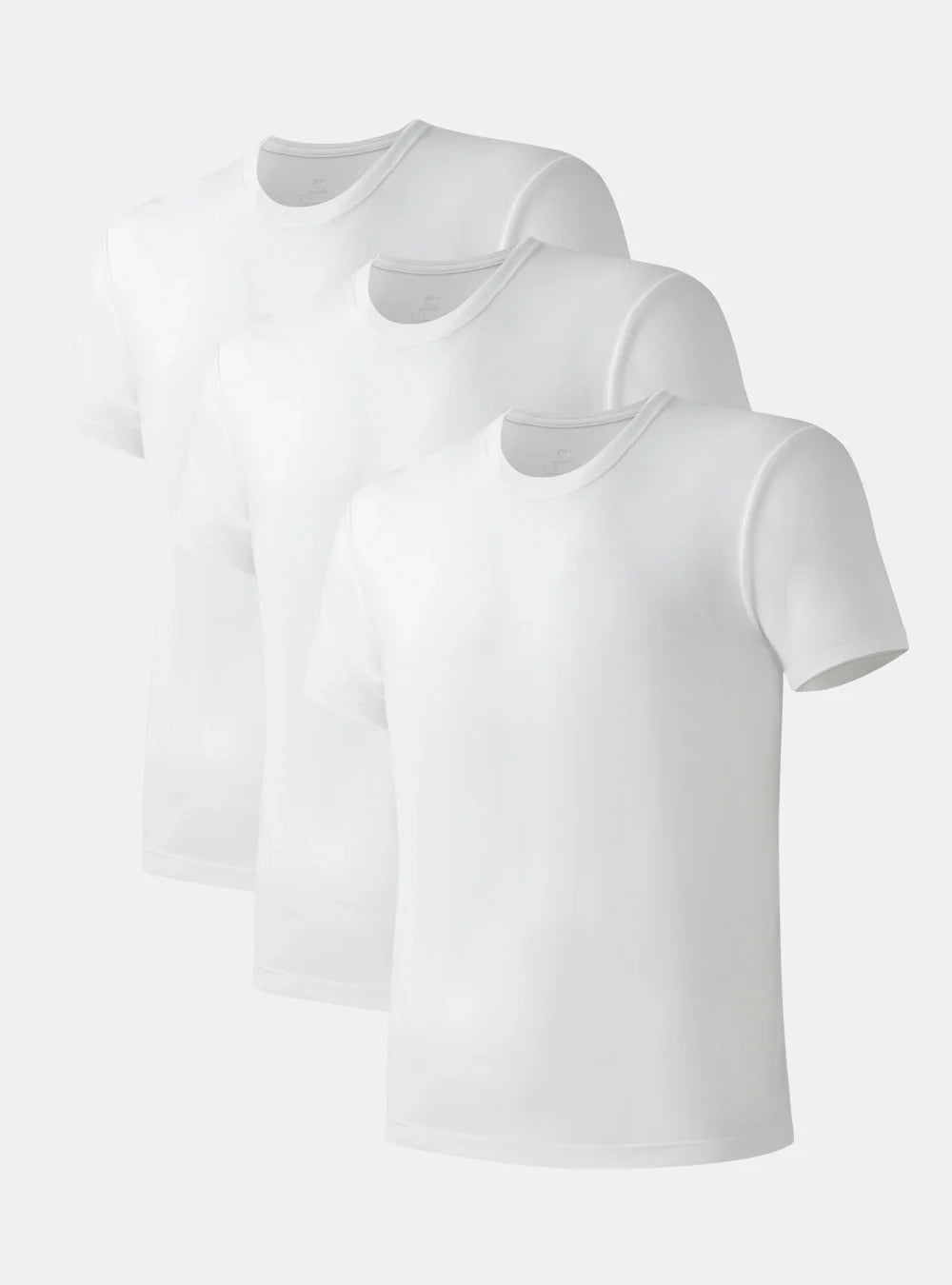 Quick Dry Silky-Soft Crew Neck Undershirts (3-Pack)